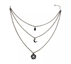 Collier de sorcière symboles sombres