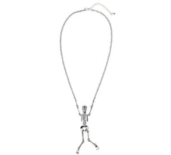 Collier squelette en argent