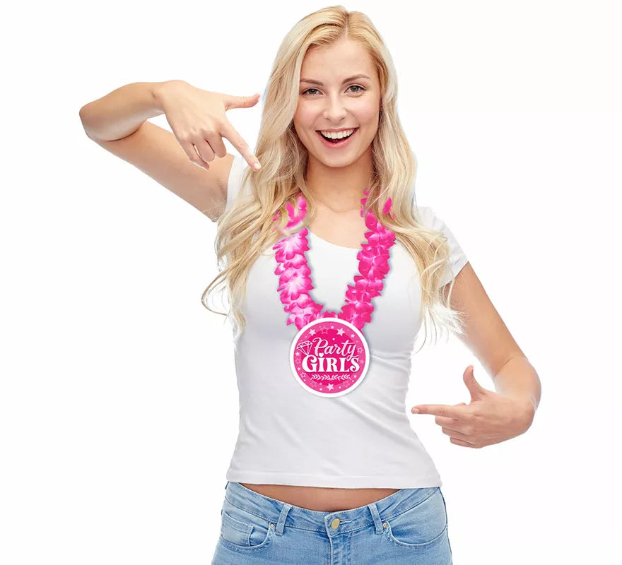 Translation missing: fr.Collar de Flores rosa Party Girls