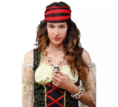 Collier avec Tête de Mort et Os