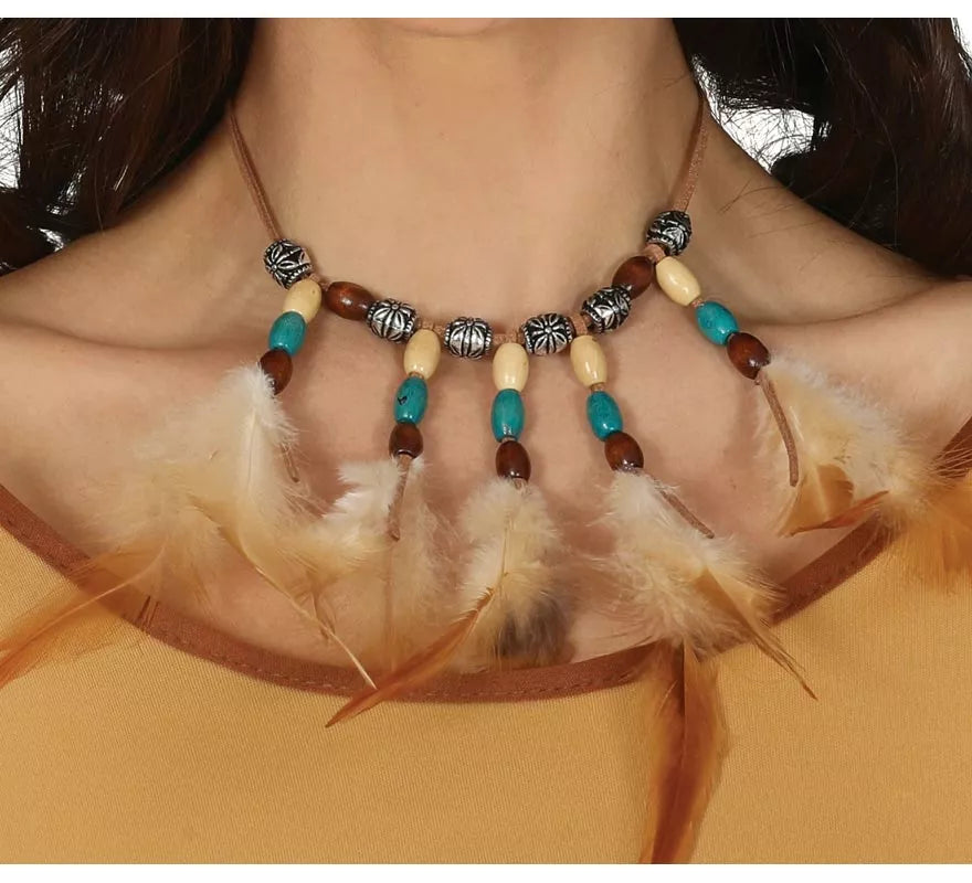 Translation missing: fr.Collar de India con Plumas