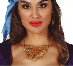 Collier avec Monnaies Dorées