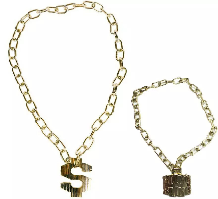Translation missing: fr.Collar de Oro con Símbolos en varios modelos 40 Cm