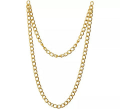 Collier rappeur en or 120 cm