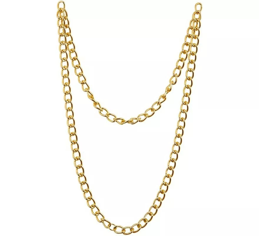 Translation missing: fr.Collar de Rapero dorado de 120 cm
