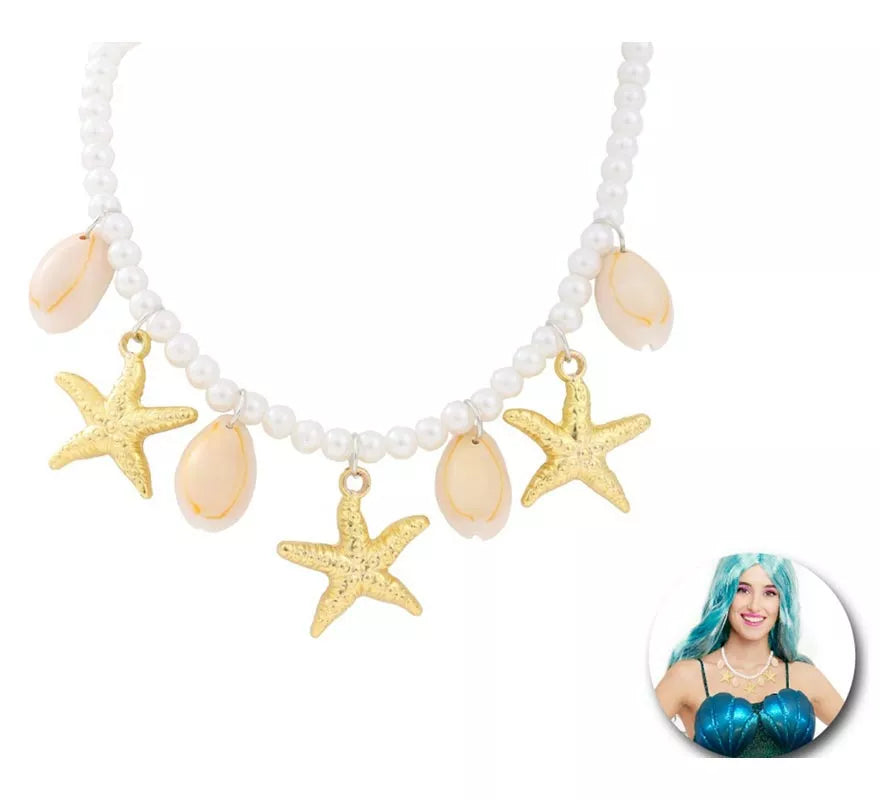 Translation missing: fr.Collar de Sirena estrellas y perlas