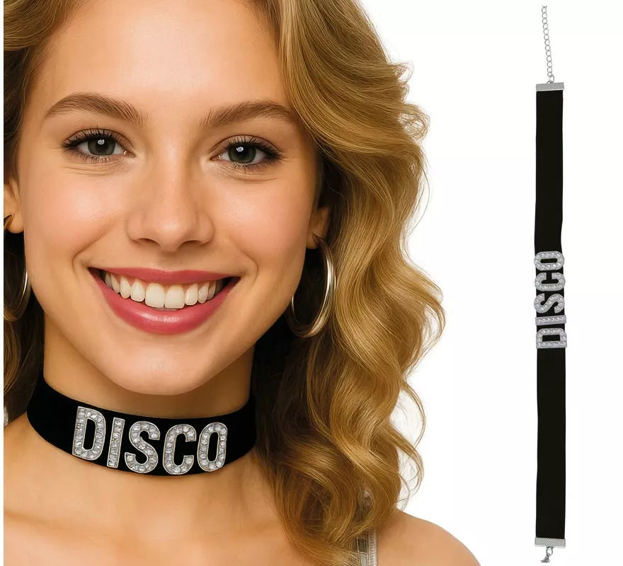 Translation missing: fr.Collar Disco negro