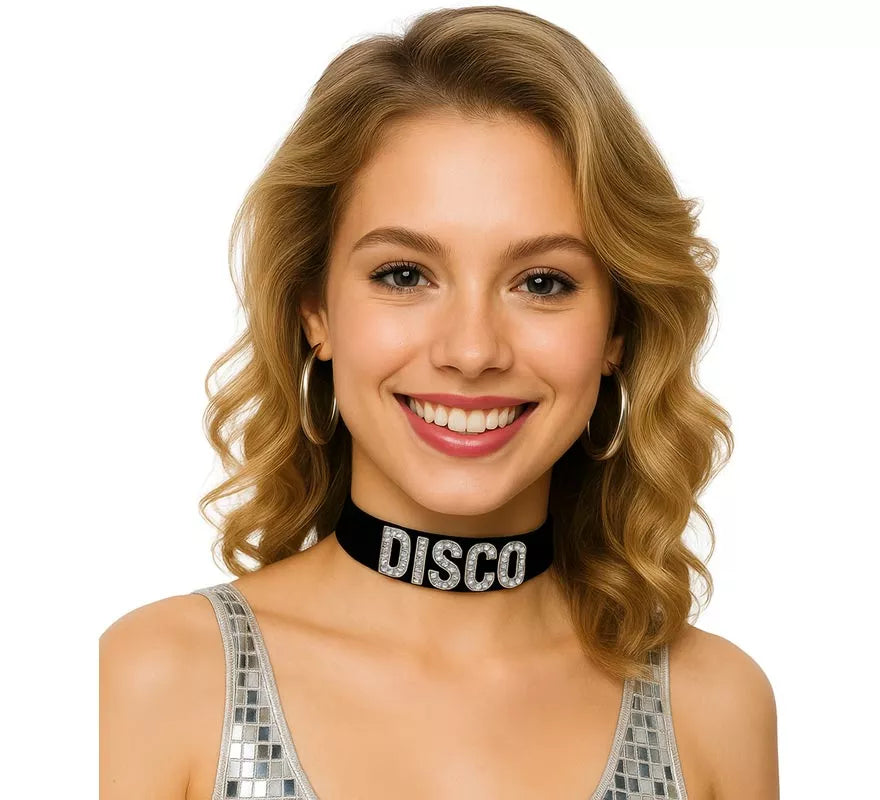 Translation missing: fr.Collar Disco negro