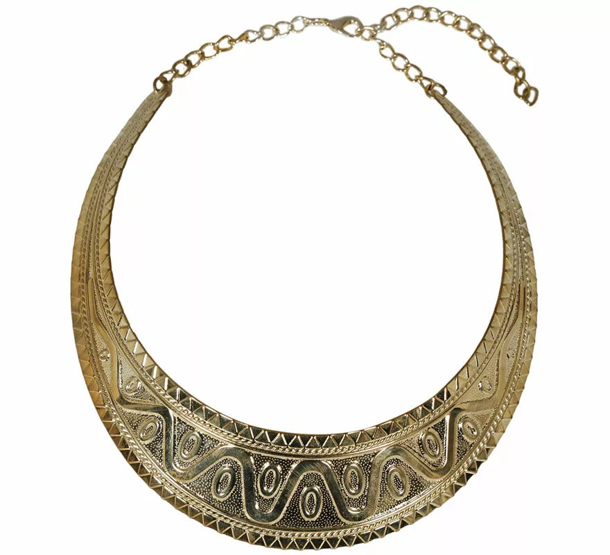 Translation missing: fr.Collar Egipcio de metal adulto
