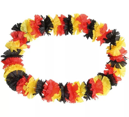Collar Hawaiano colores de bandera de Alemania