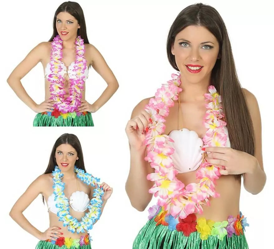 Translation missing: fr.Collar Hawaiano en 3 colores surtidos