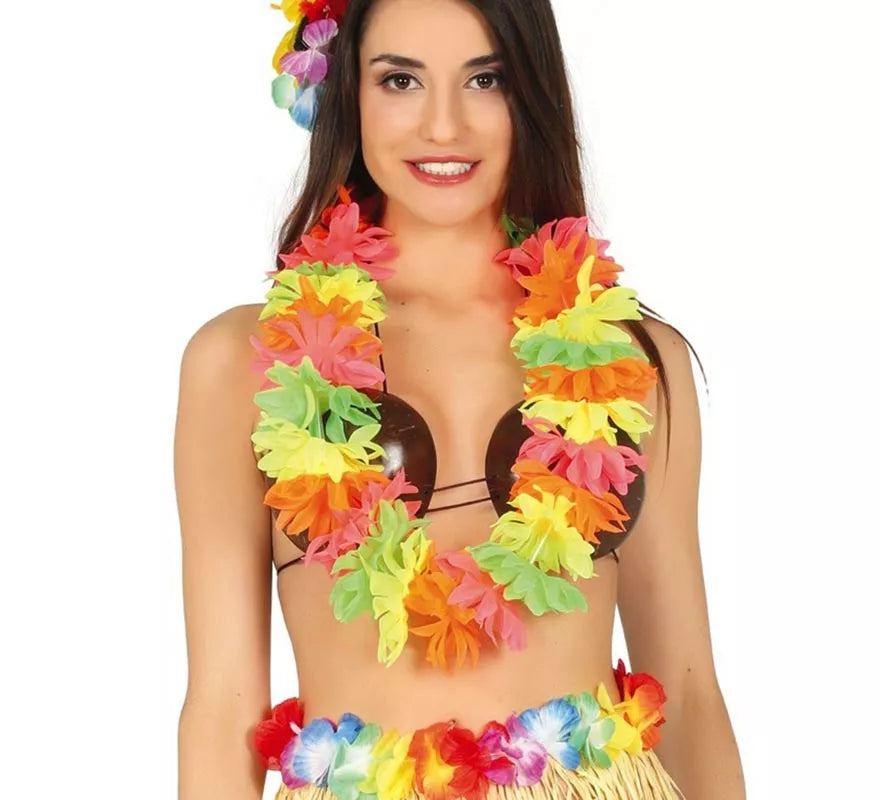 Translation missing: fr.Collar Hawaiano Multicolor Neón