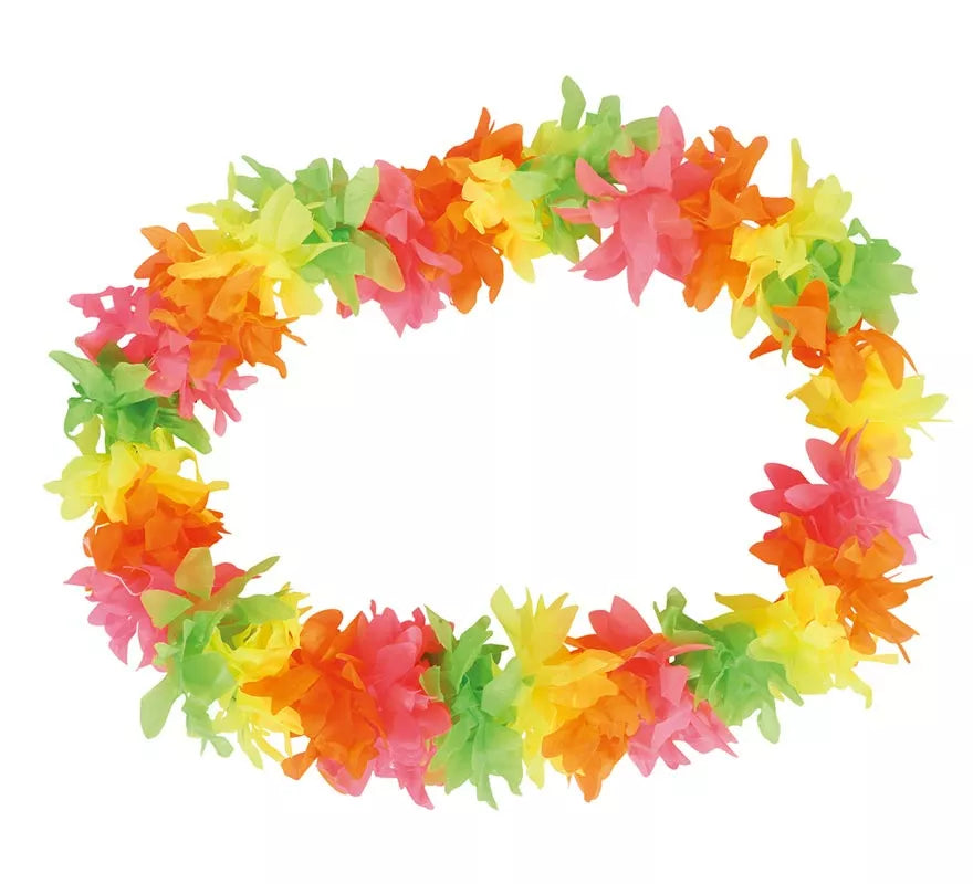 Translation missing: fr.Collar Hawaiano Multicolor Neón