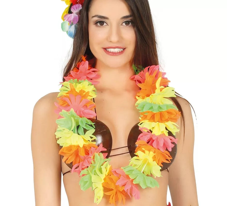 Translation missing: fr.Collar Hawaiano Multicolor Neón