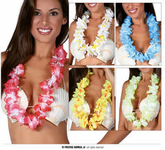 Collier hawaïen assorti