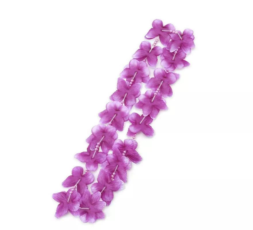 Translation missing: fr.Collar Hawaii lila oscuro de 55 cm