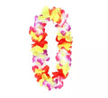 Collar Hawaii mediano amarillo y rojo