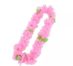 Collier Hawaï rose 55 cm