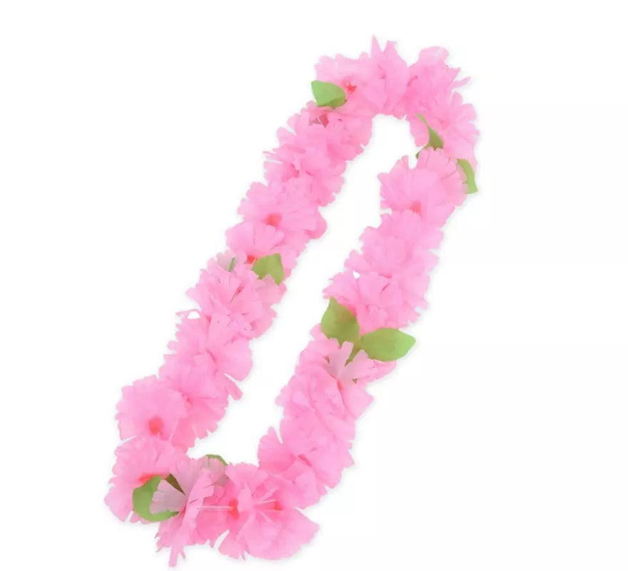 Translation missing: fr.Collar Hawaii rosa de 55 cm