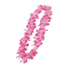 Collier Hawaï rose et fuchsia 50 cm