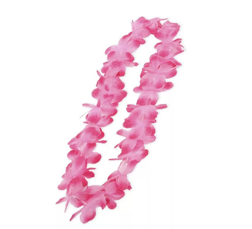 Translation missing: fr.Collar Hawaii rosa y fucsia de 50 cm