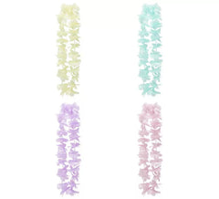 Collier Hawaï tons doux en couleurs assorties