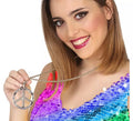 Collar Hippie de la Paz con brillantes