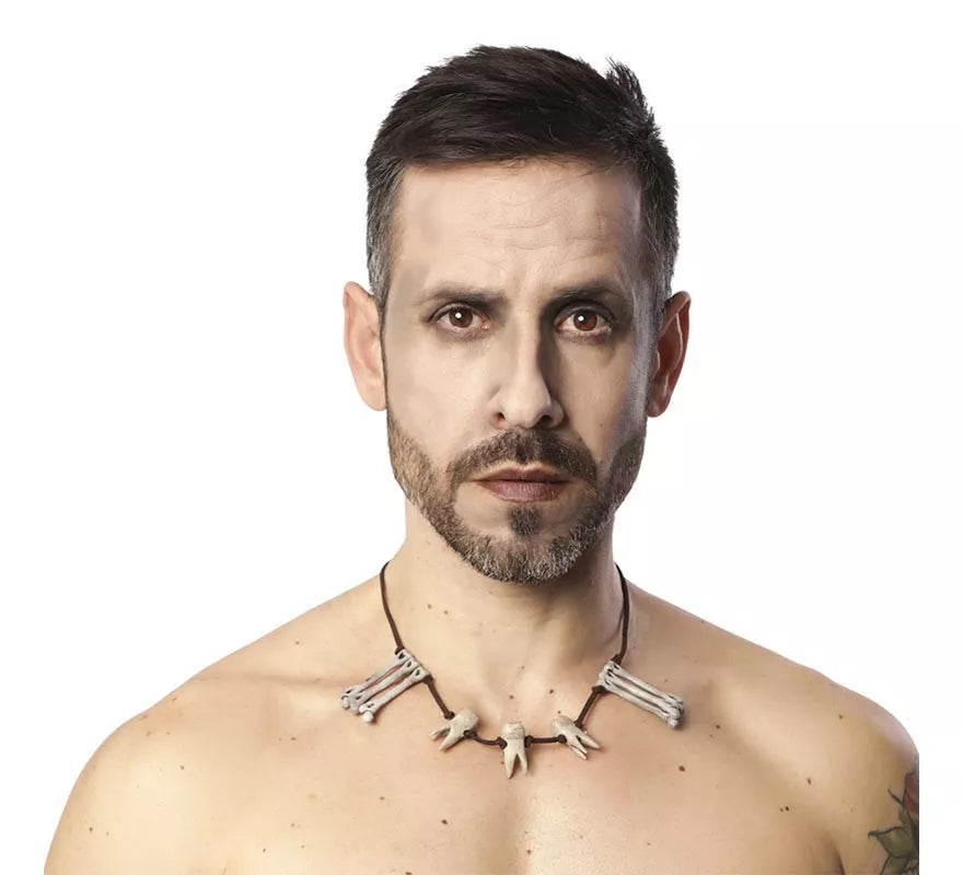 Translation missing: fr.Collar Huesos y Dientes de 76x4,5x1 cm