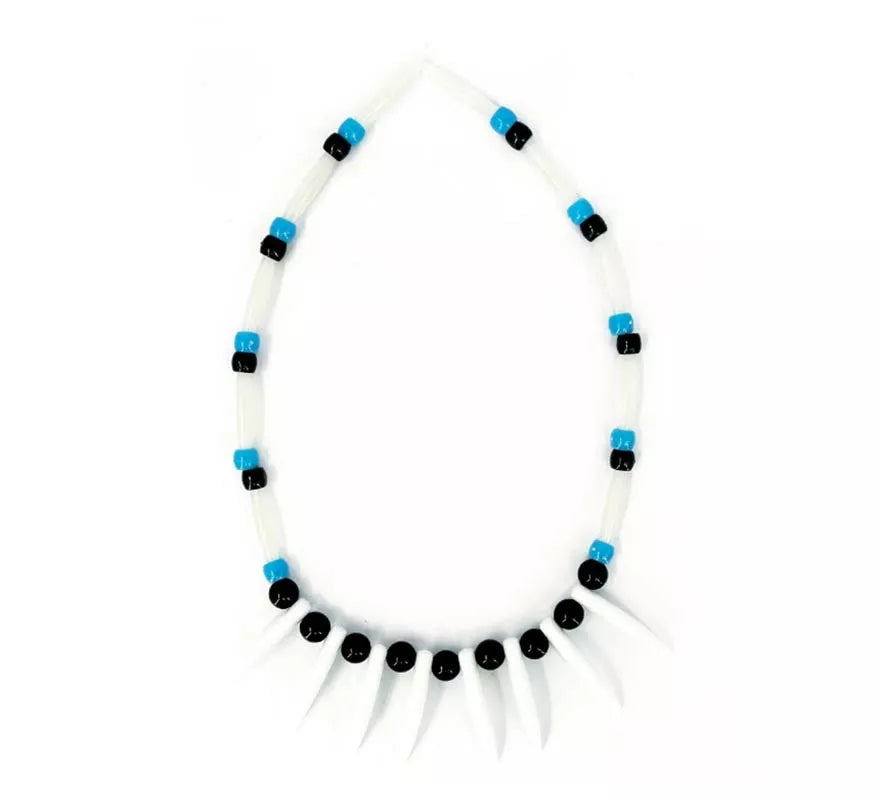 Translation missing: fr.Collar Indígena azul y negro de 25 cm