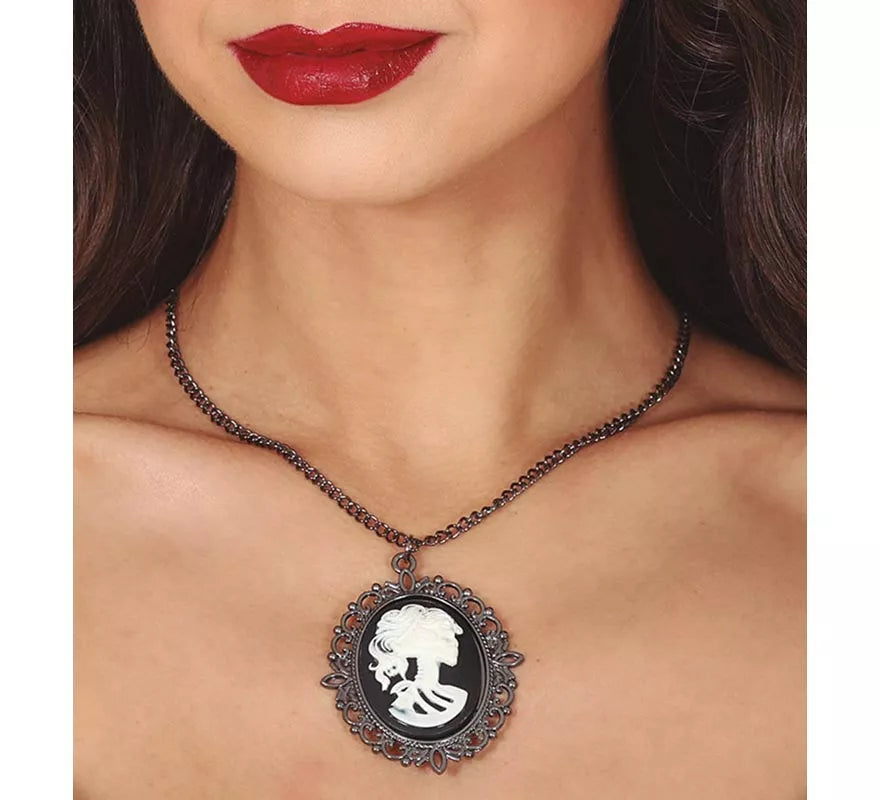 Translation missing: fr.Collar Medallón con Busto 5 cm
