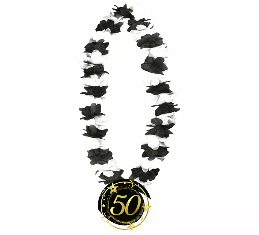Translation missing: fr.Collar Negro y Blanco de 50 Años