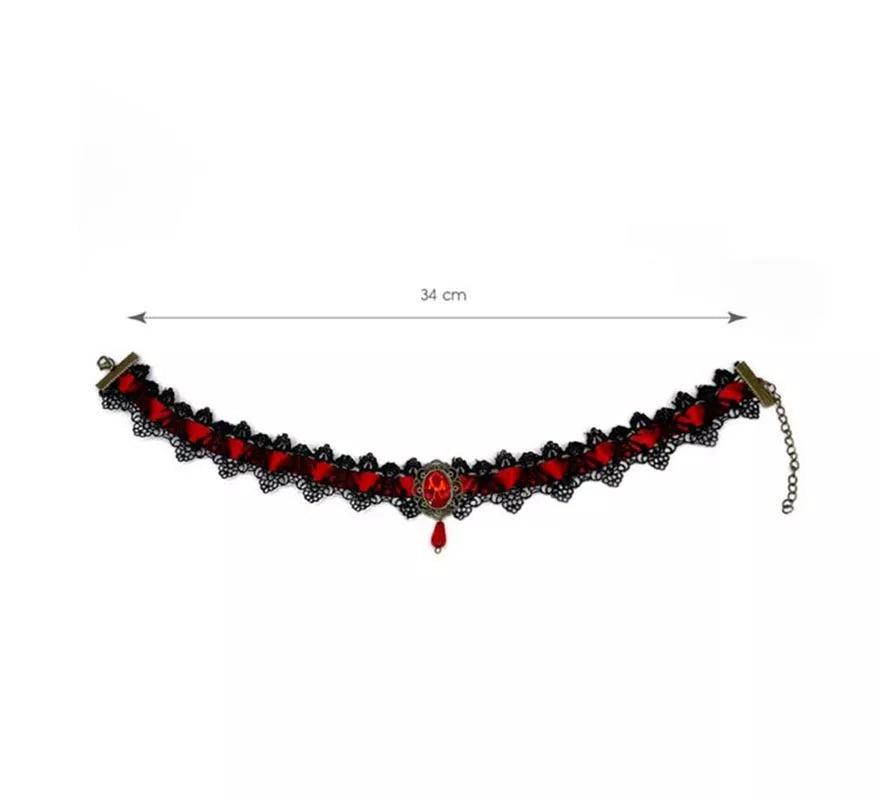 Translation missing: fr.Collar Vampiresa chóker de 34 cm