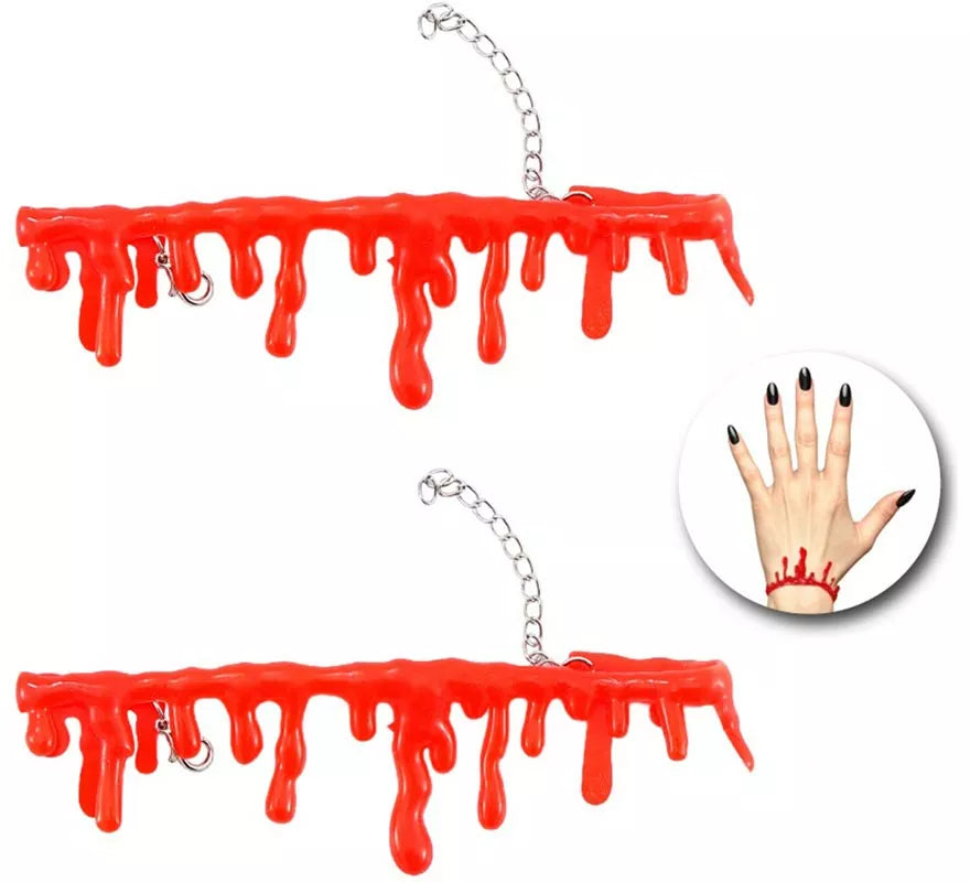 Translation missing: fr.Collar y Pulsera de Sangre Chorreando