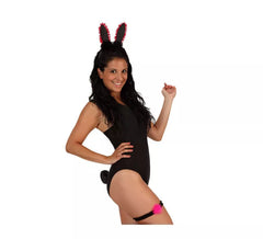 Set de Lapin Fuchsia et Noir