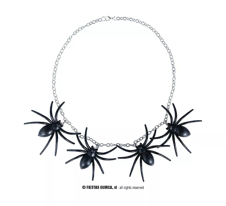 Translation missing: fr.Conjunto de Collar y Pendientes de Arañas negras
