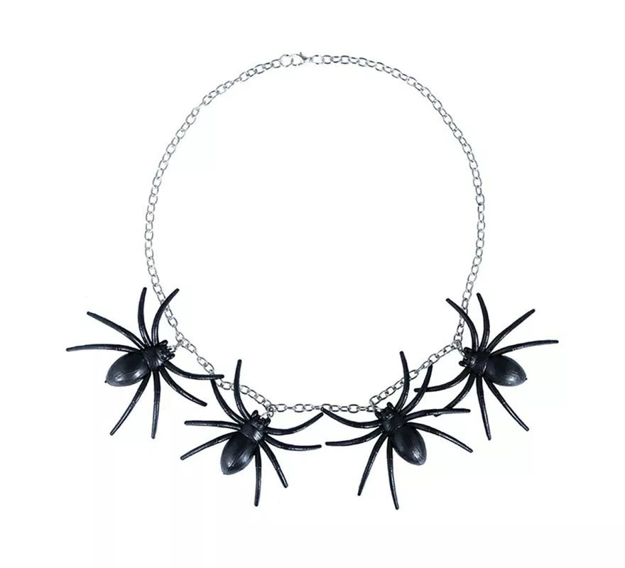 Translation missing: fr.Conjunto de Collar y Pendientes de Arañas negras