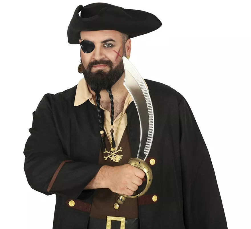 Translation missing: fr.Conjunto de Sable pirata 47 cm. y parche