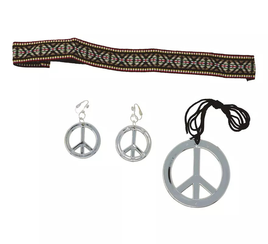 Translation missing: fr.Conjunto Hippie de pendientes, collar y cinta