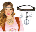 Conjunto Hippie de pendientes, collar y cinta