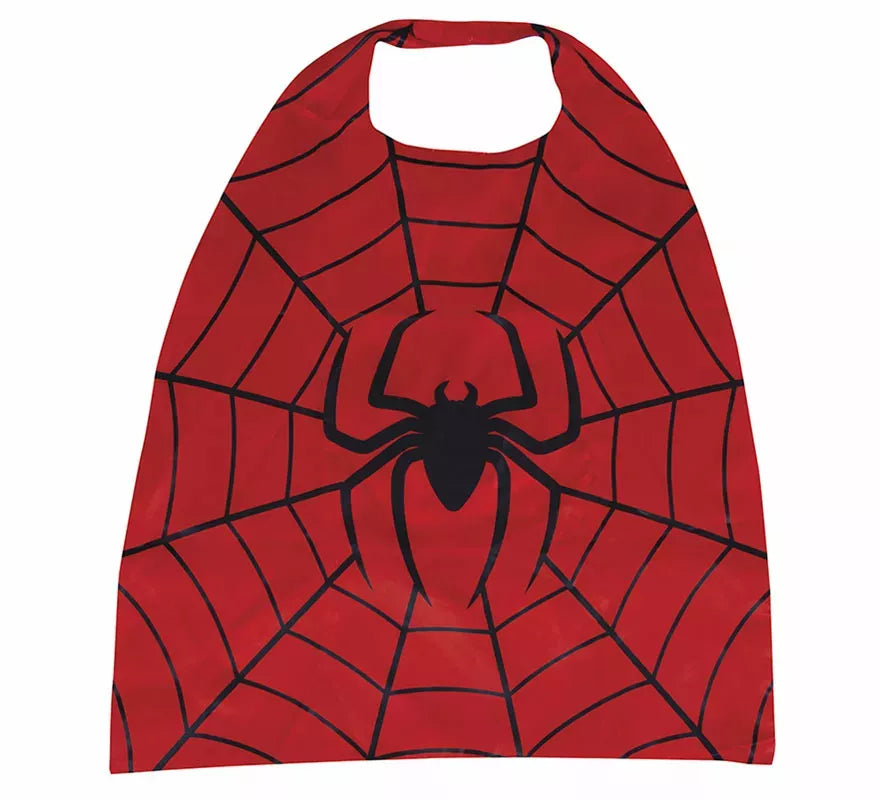 Translation missing: fr.Conjunto Infantil Súper Araña: Antifaz y capa de 70 cms