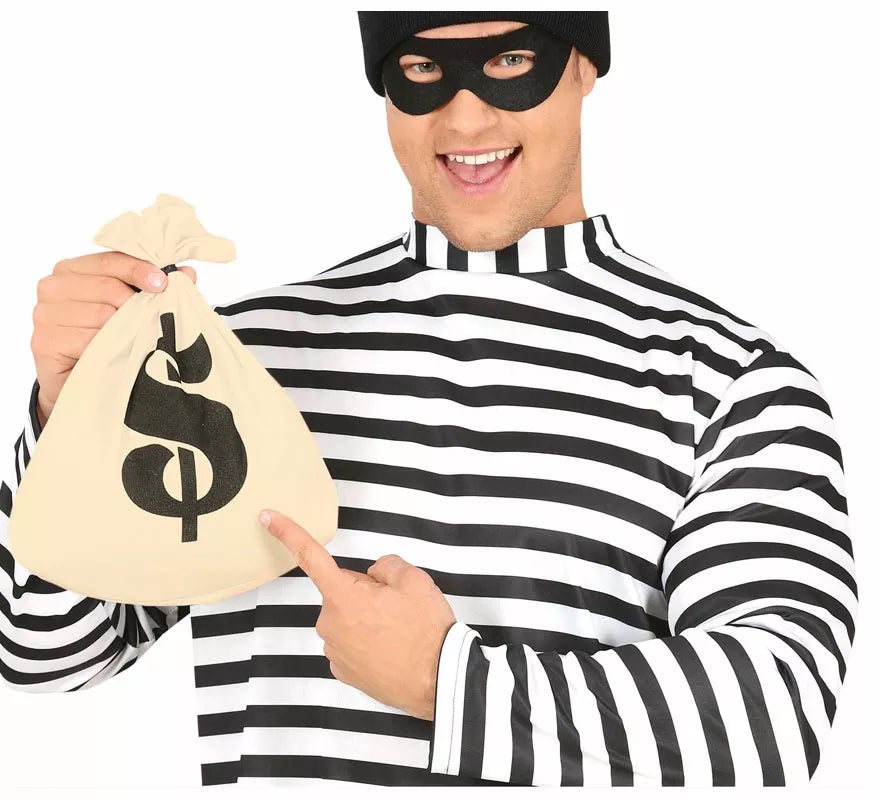 Translation missing: fr.Conjunto Ladrón: Antifaz, Camisa y Bolsa de Dinero
