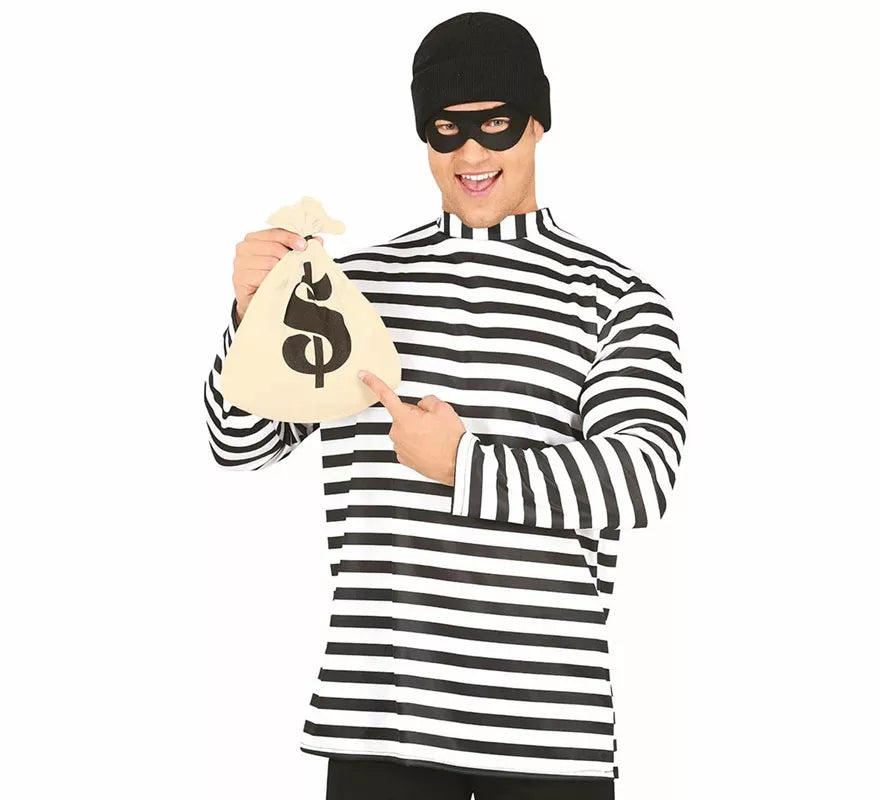 Translation missing: fr.Conjunto Ladrón: Antifaz, Camisa y Bolsa de Dinero