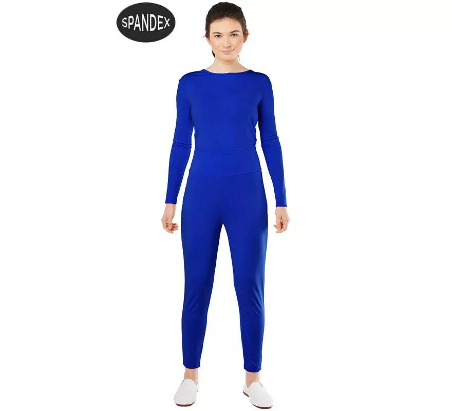 Translation missing: fr.Conjunto Maillot Spandex en 2 piezas color Azul para mujer