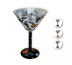 Verre à Cocktail Halloween en modèles assortis 12x8x18 cm