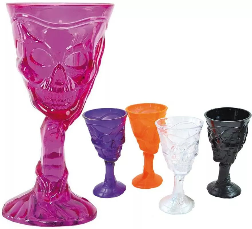 Translation missing: fr.Copa de Calavera 18 cm en 4 colores surtidos