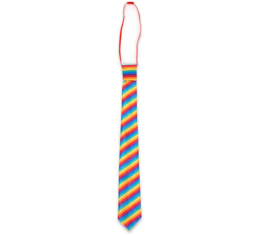 Corbata Arcoíris de 65 cm