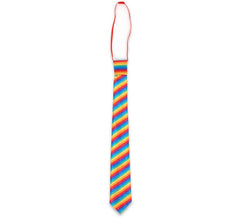 Cravate arc-en-ciel 65 cm