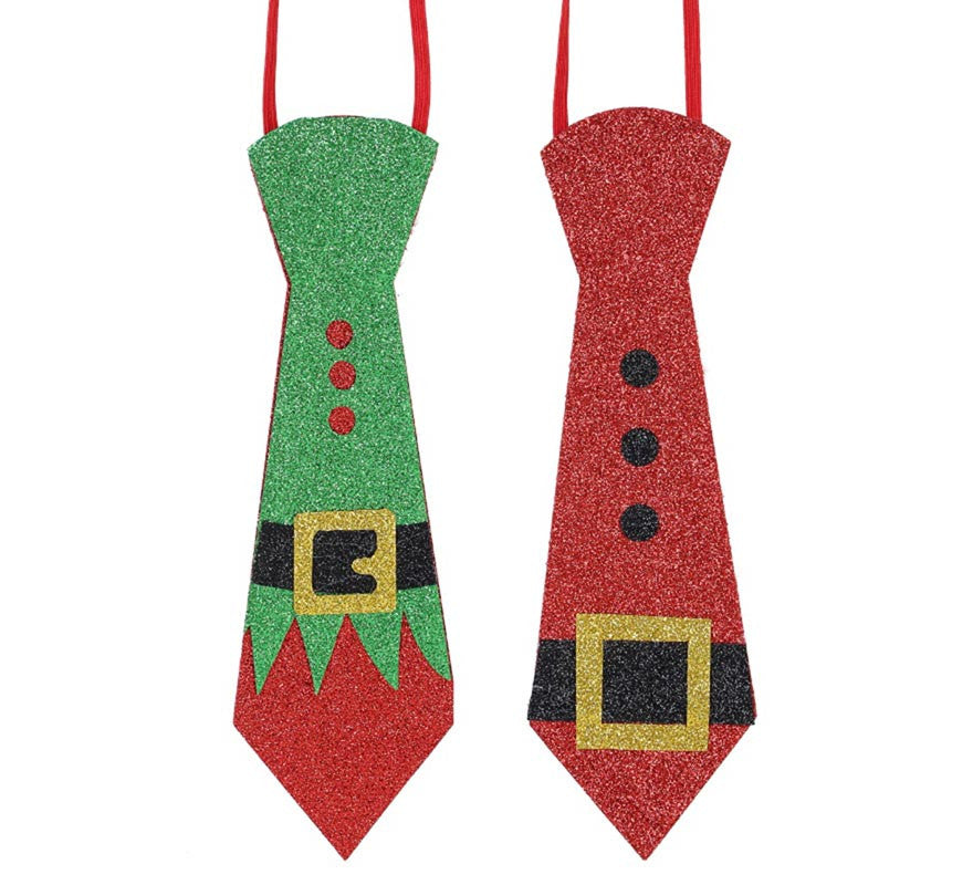 Translation missing: fr.Corbata Cinturones de Papá Noel y Elfo en modelos surtidos de 8,5X24 cm