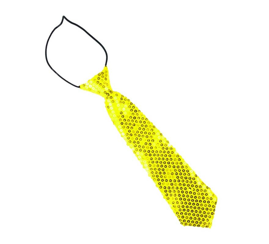 Translation missing: fr.Corbata con lentejuelas infantil de 30 cm en varios colores
