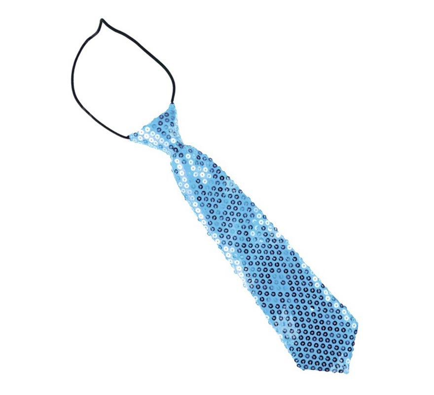Translation missing: fr.Corbata con lentejuelas infantil de 30 cm en varios colores